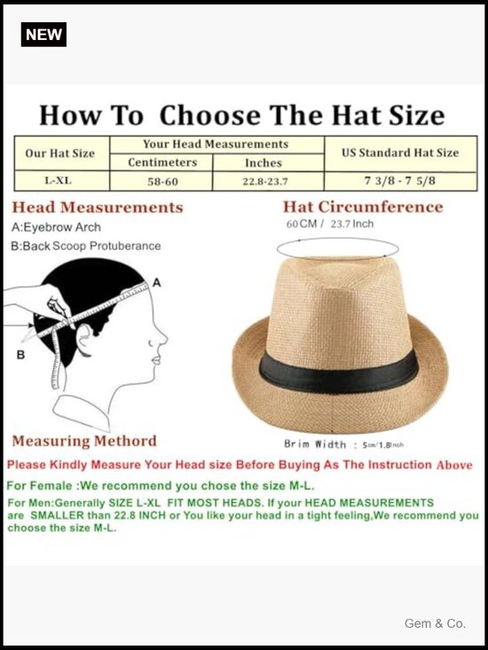 2 Pack Straw Fedora Hats Unisex Short Brim Summer Beach Sun Hat Trilby Panama main image 7